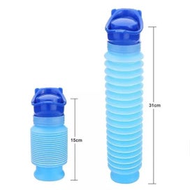 Listing 8 of 10 for 2Pcs 750ML Portable Standing Pee Bottle Shrinkable Adult Urinal Travel Outdoor