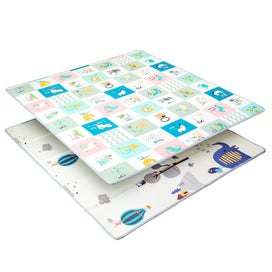 Listing 9 of 10 for Brand New 71"x79" Baby Play Mat Kids Crawling Soft Activity Floor Playmat 2 Side