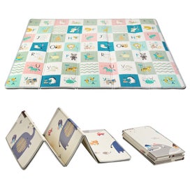 Listing 10 of 10 for Brand New 71"x79" Baby Play Mat Kids Crawling Soft Activity Floor Playmat 2 Side