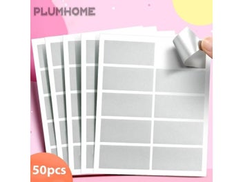 Listing 3 of 10 for 50pcs Reward Scratch Card Film Coated Stickers Scratch Off Labels Diy