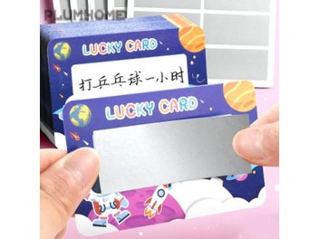 Listing 4 of 10 for 50pcs Reward Scratch Card Film Coated Stickers Scratch Off Labels Diy