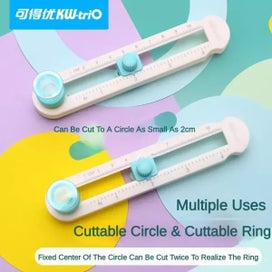 Listing 6 of 10 for 360 Adjustable Scrapbooking Circle Cutter Round Cutting Knife DIY Compass