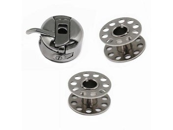 Listing 1 of 9 for 1 Pcs Bobbin Case 2 Pcs Metal Bobbins For Brother Janome Singer Sewing Machines