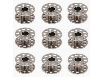 Listing 6 of 9 for 1 Pcs Bobbin Case 2 Pcs Metal Bobbins For Brother Janome Singer Sewing Machines