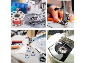 Listing 7 of 9 for 1 Pcs Bobbin Case 2 Pcs Metal Bobbins For Brother Janome Singer Sewing Machines