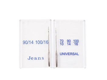 Listing 5 of 9 for 20pcs Home Sewing Machine Needles 70/10 90/14 100/16 DIY Jeans General Sewing
