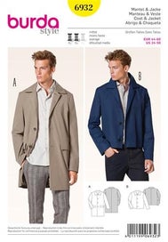 Listing 1 of 2 for Burda Pattern 6932 Menswear 34-50 Man (44-60) Mann
