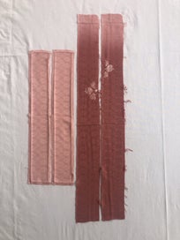 Listing 12 of 14 for Vintage Japanese Kimono Silk Panels X4 Fabric Pieces Shibori
