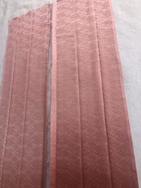 Listing 3 of 17 for Japanese Woven Rinzu Kimono Silk Panels Fabric X2 Ombre Dyed