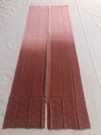 Listing 6 of 17 for Japanese Woven Rinzu Kimono Silk Panels Fabric X2 Ombre Dyed
