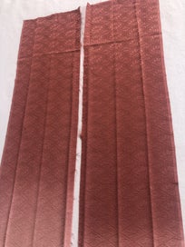 Listing 8 of 17 for Japanese Woven Rinzu Kimono Silk Panels Fabric X2 Ombre Dyed