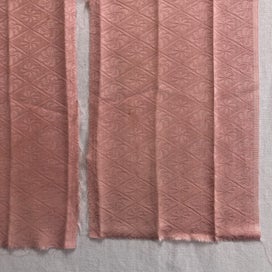 Listing 9 of 17 for Japanese Woven Rinzu Kimono Silk Panels Fabric X2 Ombre Dyed