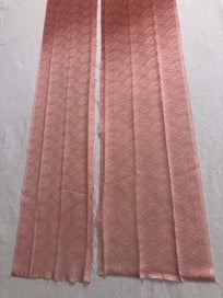 Listing 10 of 17 for Japanese Woven Rinzu Kimono Silk Panels Fabric X2 Ombre Dyed