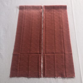 Listing 16 of 17 for Japanese Woven Rinzu Kimono Silk Panels Fabric X2 Ombre Dyed