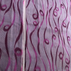 Listing 16 of 18 for Vintage Old Japanese Silk Kimono Panels X2 Fabric Pieces