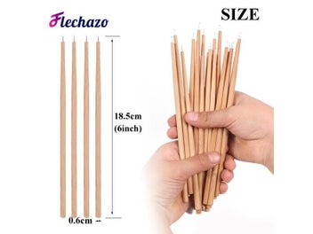 Listing 5 of 10 for Professionals Wig Hook For Ventilate Lace Front Wigs Long Wooden Handle Needle