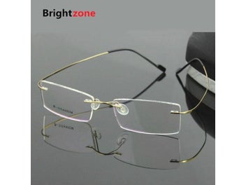 Listing 7 of 10 for Bestseller Lightest Flexible BN Rimless Non-screw 6g Beta Pure Titanium