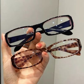 Listing 7 of 10 for Japanese Style Harajuku Square Glasses Frame Women No Makeup Fashion Anti-blue