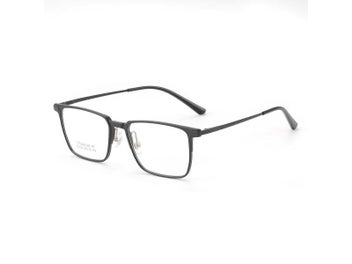 Listing 8 of 10 for 3 In 1 Pure Titanium Full Rim Square Men Glasses Frame With Polarized Clip On