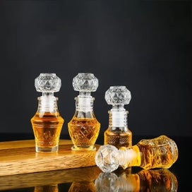 Listing 6 of 10 for 1 Pcs 50ml/100ml Mini Spirit Whisky Wine Bottle With Screw Cap