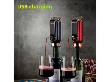 Listing 3 of 10 for Electric Wine Aerator USB Charge 10-Days One-Touch Wine Oxidizer