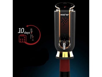 Listing 4 of 10 for Electric Wine Aerator USB Charge 10-Days One-Touch Wine Oxidizer