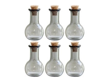 Listing 1 of 9 for 6Pcs Mini Corked Bottles For Gift Wishing Containers