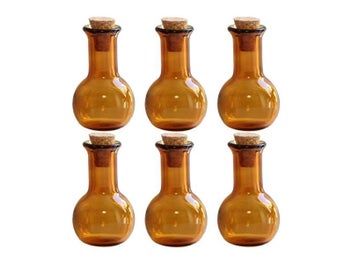 Listing 5 of 9 for 6Pcs Mini Corked Bottles For Gift Wishing Containers