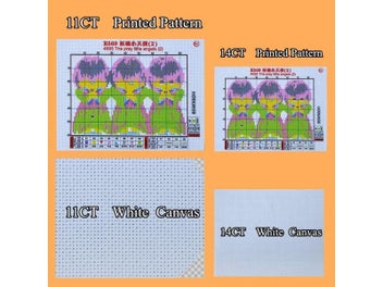 Listing 8 of 10 for Lavender Champaign Painting Cross Stitch Kits Embroidery Cross Set Chinese