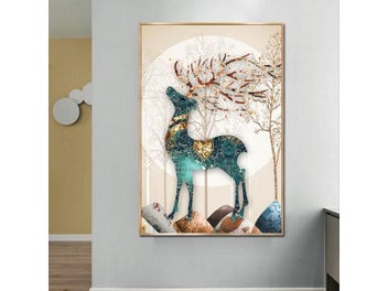 Listing 5 of 10 for Needlework DIY Printed Patterns Deer Cross Stitch Sets For Embroidery Kit Full