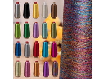 Listing 3 of 10 for 3600m/Roll Colorful Embroidery Cross Stitch DIY Manual Bright Silk Gold Thread