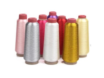Listing 5 of 10 for 3600m/Roll Colorful Embroidery Cross Stitch DIY Manual Bright Silk Gold Thread