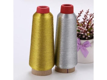 Listing 6 of 10 for 3600m/Roll Colorful Embroidery Cross Stitch DIY Manual Bright Silk Gold Thread