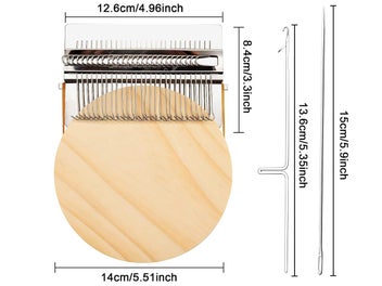 Listing 10 of 12 for Mini Weaving Loom Knitting Tool (Over Stocked)