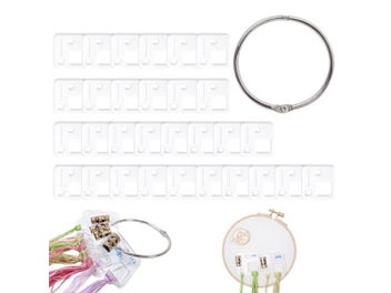 Listing 3 of 10 for Acrylic Thread Drops Thread Winding Boards Floss Bobbins Cross Stitches Floss