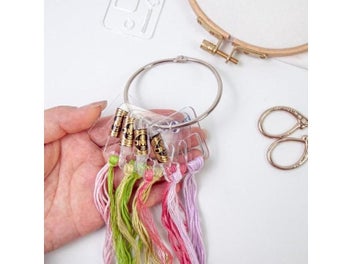 Listing 5 of 10 for Acrylic Thread Drops Thread Winding Boards Floss Bobbins Cross Stitches Floss