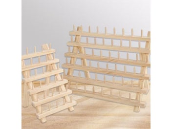 Listing 5 of 9 for Foldable Wooden Thread Holder 30/80/120 Spools Sewing Embroidery Thread Rack