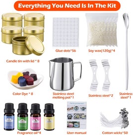 Listing 2 of 11 for Candle Making Kit Bulk Set
