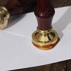 Listing 6 of 6 for Hod Health & Home Art Crafting Tools Seal Sealing Wax Stamp Set Envelope Kit