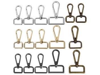 Listing 3 of 10 for 5PCS Alloy Metal Snap Hooks Clasps Strap Buckles Lobste Clip Hook For Keychain