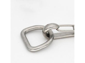Listing 8 of 10 for 1piece Stainless Steel Dee D Ring Buckle For Webbing Backpack Bag Parts Leather