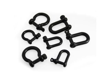 Listing 6 of 9 for 1piece Stainless Steel Shackle Carabiner D Ring Fob Key Ring Keychain Hook