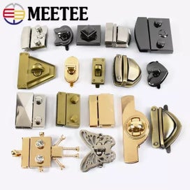 Listing 4 of 16 for 2Pcs Metal Bag Spring Lock Snap For Women Handbag DIY Hardware Accessories