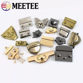Listing 5 of 16 for 2Pcs Metal Bag Spring Lock Snap For Women Handbag DIY Hardware Accessories