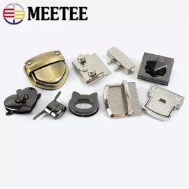 Listing 7 of 16 for 2Pcs Metal Bag Spring Lock Snap For Women Handbag DIY Hardware Accessories