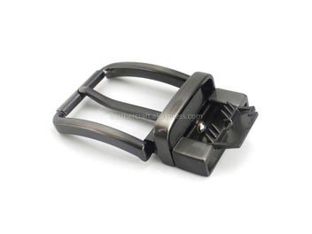 Listing 7 of 9 for 1piece 35mm Metal Brushed Men Belt Buckle Clip Buckle Rotatable Bottom Single