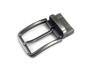 Listing 3 of 16 for 1PC 35mm Metal Brushed Men Belt Buckle Matte Brown Clip Buckle Rotatable Bottom