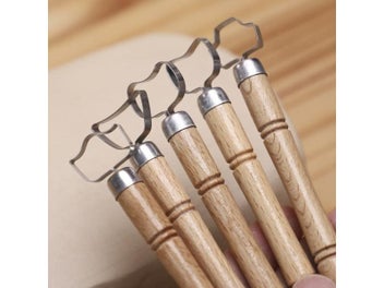 Listing 3 of 9 for 5 Pcs/set Pottery Handle Shaping Tools Tea Cup Water Glass Handle Carving