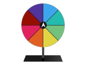 Listing 4 of 9 for Props Carnival Trade Wheel Fortune Game Roulette Board For Parties