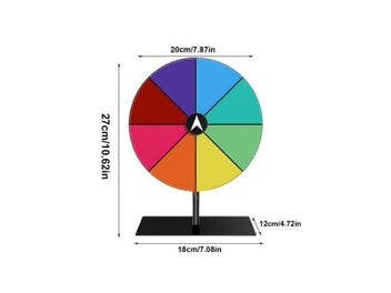Listing 7 of 9 for Props Carnival Trade Wheel Fortune Game Roulette Board For Parties